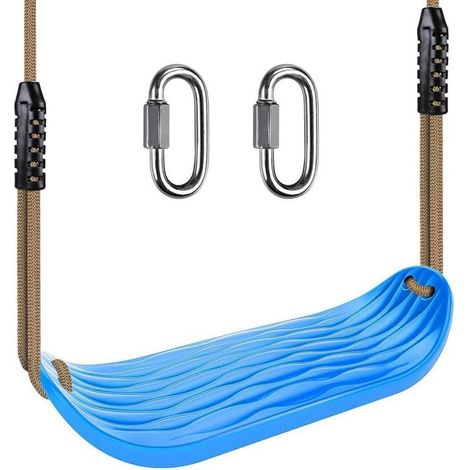SELEWARE Garden Games Schaukelsitz mit verstellbarem Seil und Karabinern (1/5)