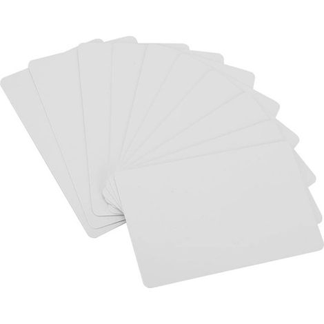 10 Stück NFC-kontaktlose, smarte weiße Karten-Tags S50 IC 13,56 MHz RFID-lesbare und beschreibbare Zugangskarten (1/5)
