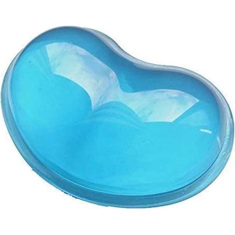 Coussinet de poignet en gel de silicone, repose-poignet ergonomique translucide en forme de cœur, coussin pour les mains, soulageant efficacement la fatigue du poignet (1/5)