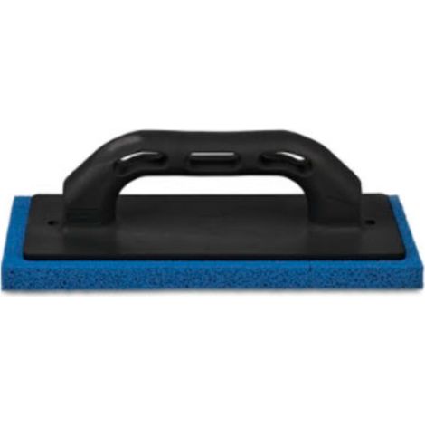 Truelle éponge en caoutchouc, éponge bleu dur 24x10 cm (grain fin) (1/2)