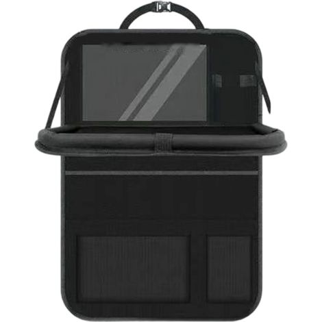 Organiseur de siège arrière de voiture – Panier de rangement en polyester, protection de siège arrière Housse légère et étanche avec fonction support de tablette tactile - Solution intérieure de (1/5)