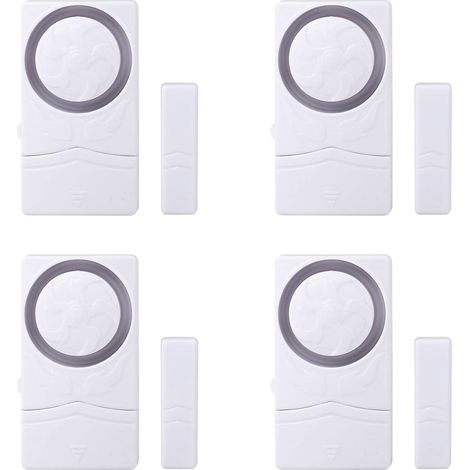 Alarme de Porte de congélateur Lorsque la Gauche est Ouverte, Alarme de fenêtre de sécurité, capteur de Porte 4 en 1 (1/5)