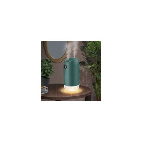 Humidificateur à ultrasons 500 ml, silencieux 23 dB, arrêt automatique, vert – (1/5)
