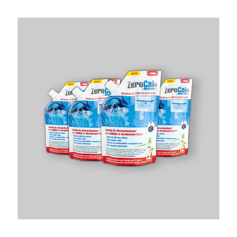 Recharges en flacons pour l'antitartre des chaudières et des systèmes d'eau dose 250 ml Zerocal