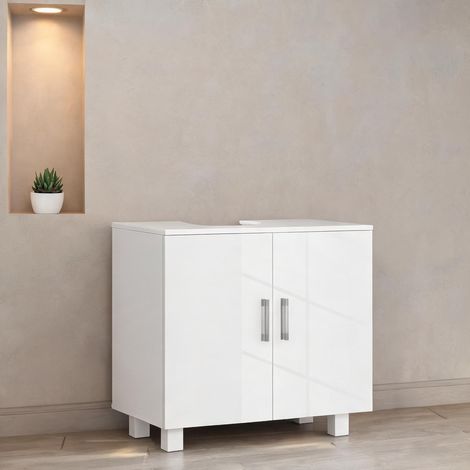 Meuble de salle de bain bianco en MDF 60 x 35 x 60 cm (1/5)