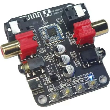 Adattatore wireless 5.0 2 in 1, ricevitore/trasmettitore, audio digitale coassiale, ottico, stereo da 3,5 mm. (1/2)