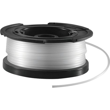 1 - Bobine de Rechange - Fil Nylon Reflex - Diamètre 1,5 mm Longueur 10 m - Pour Coupe-Bordures Électriques - Noir/Transparent (1/5)