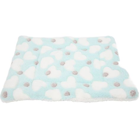 Tapis polaire chaud pour hamster, doux et confortable, idéal pour dormir au chaud en hiver avec un hamster, un lapin ou un chinchilla (vert). (1/5)
