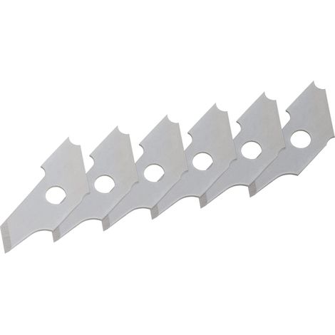 WOLFCRAFT 6 LAMES 22 MM I 5893000 I 6 LAMES POUR FRAISES CIRCULAIRES ET ÉBAVUREURS
