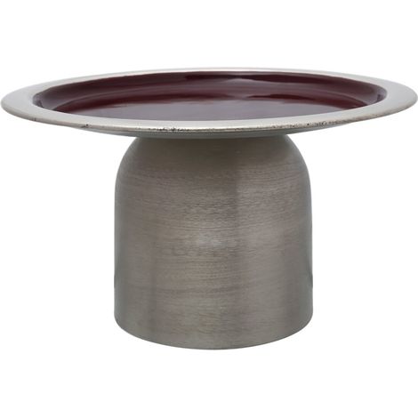 Assiette à gâteau art deco 225 - Argent, prune (1/4)