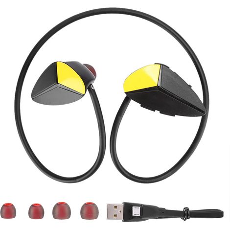 Wasserdichte kabellose Bluetooth-Sportkopfhörer mit Nackenbügel für Stereo-Hören (1/5)