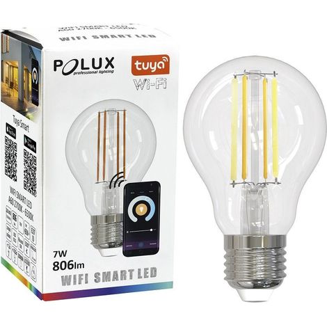 Lampadina LED WiFi Tuya Filament E27 7W 806lm CCT (1/2)