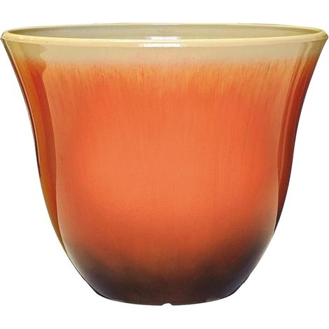 Jardinière en résine Tequila Sunrise 33 cm (1/5)
