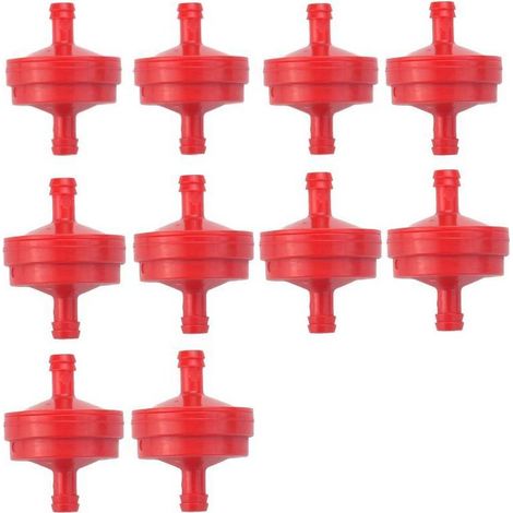 10 PCS Filtre à Carburant pour Tondeuse à Gazon Filtre Essence Tondeuse à Gazon Filtre Essence Tondeuse à Gazon Filtre à Carburant pour Briggs & Stratton 298090 298090S 1/4 \"Ligne de Carburant (1/5)