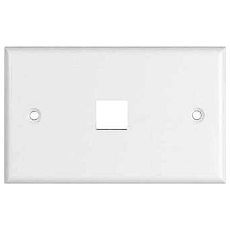 Placca 503 Bianca Per 1 Keystone Orizzontale 4NetPOWPL503W1O