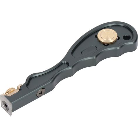 Grattoir à colle pour le travail du bois, mini-grattoir multifonctionnel en alliage d'aluminium, poignée ergonomique adaptée aux espaces restreints.