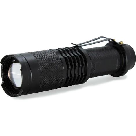 Lampe de poche LED rechargeable de pêche de nuit portable avec chargeur