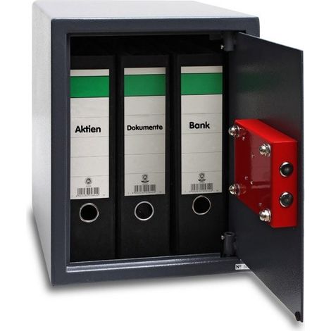 Möbeltresor Wandtresor Tresor Safe Wandsafe mit Schlüssel 42 Liter 30x37x38 cm (1/5)