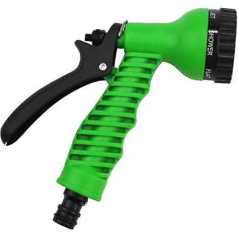 Multi-function Plastic Garden Hose Pipe Nozzle Adjustable Garden Spray Nozzle Gun Anti-leak Heavy Duty Spray Nozzle Real Gun Garden Hose Attachments P (1/5)