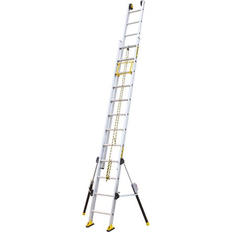 Schiebeleiter 3x10 Sprossen - Max. Länge 6.90m - 610420