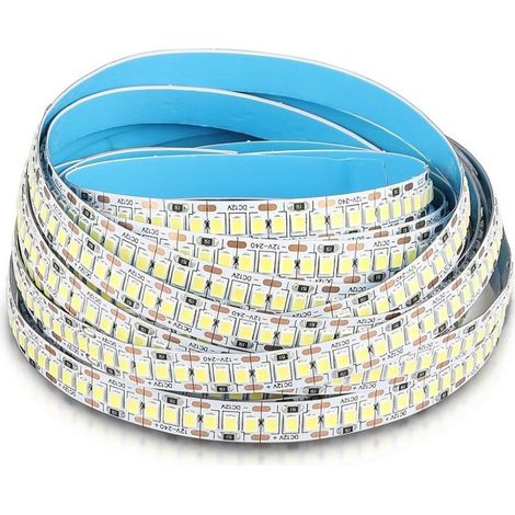 Ruban LED V-TAC SMD2835 18W/m 6000K IP20 5m 1700lm (1/5)