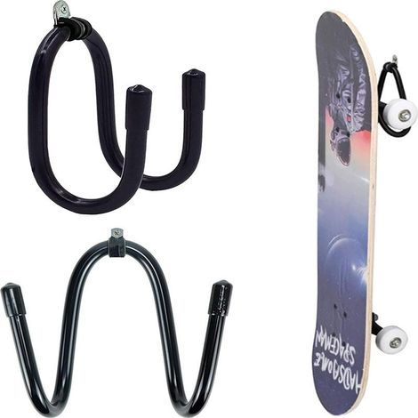Lot de 2 supports de tuyau d'aspirateur , support de tuyau d'aspirateur , support de tête d'aspirateur , crochet de tuyau mural pour aspirateur de garage , aspirateur de magasin , aspirateur bidon (1/4)