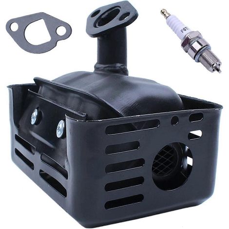 Pot d'échappement avec tuyau d'échappement pour moteur Honda GX160 GX200 5,5 ch et 6,5 ch (remplace la référence 18300-ZE1-900) - Outils de jardin motorisés (1/5)