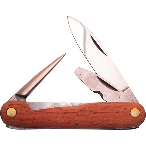Couteau 'Š¢ cble 3 pices, avec manche en bois