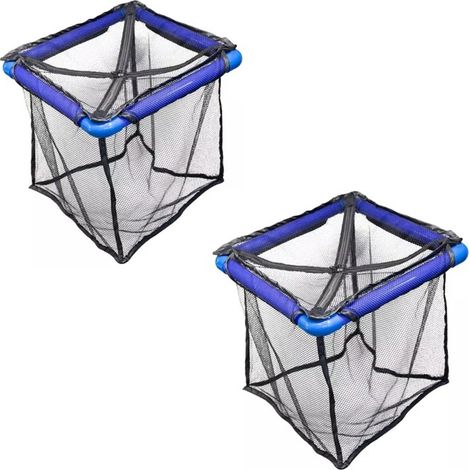 2 Cages à poisson flottante 50×50×50 cm – Isolement koï bassin (1/3)