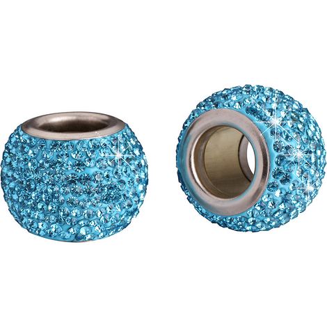 4 Colliers d'appui de voiture Pack ， Colliers de repos de tête de voiture DÉCORS BLING CRISTAL Diamond (bleu) (1/5)