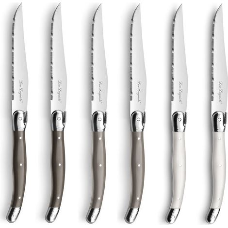 Lou Laguiole - Tradition, set di 6 coltelli da bistecca (ref. 2511MWWA00K35)