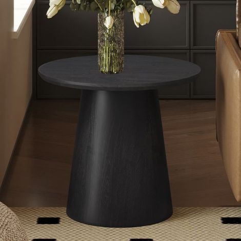 Table d&039appoint Miklos  Ø60 x 50 cm  Noir (1/5)