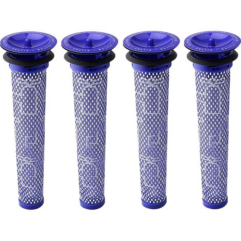 Filtre Lot de 4 Pre-Moteur Filtre Lavables pour Dyson V6 V7 V8 DC58 DC59 DC61 DC62 DC74, Remplacement pour DY-965661-0 (1/5)