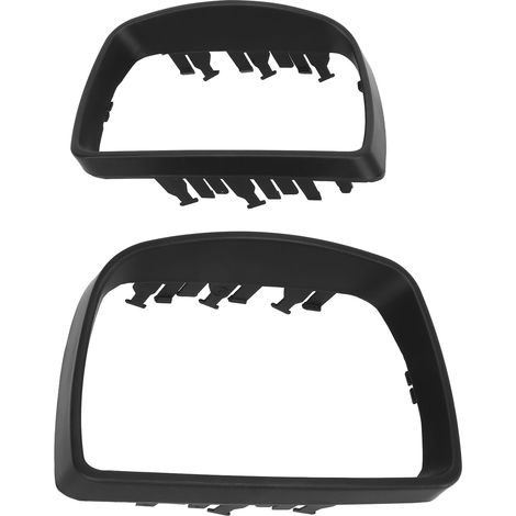 2 Pièces Cadre de Rétroviseur de Voiture ABS Gauche Droite Protecteur Résistant aux Chocs Ajustement 51168254903 pour X5 E53 2000 à 2007 Anneau de Couverture de (1/5)