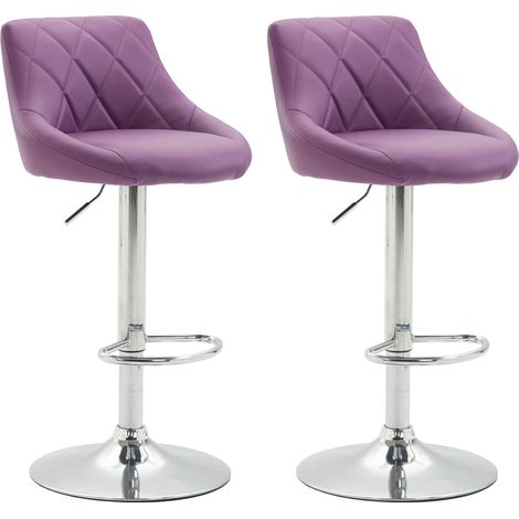 Set De 2 Taburetes Lazio Lila (1/3)