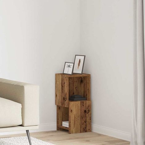 Eckschrank Altholz 25,5x25x55cm Holzwerkstoff
