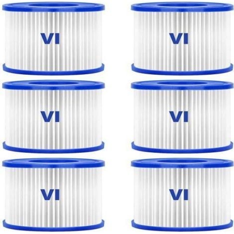 Bestway Poolfilter, 6-teiliges Spa-Filterset Typ VI (1/5)