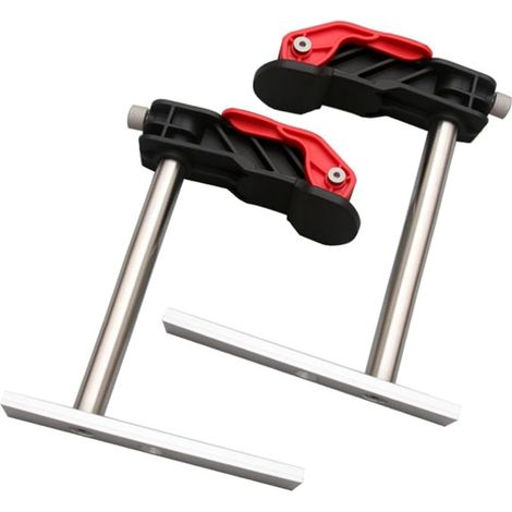 Trous pour Chien D'éTabli Pince de Maintien à Action Clip Fixe RéGlable pour Extension de Presse de Goulotte (1/5)