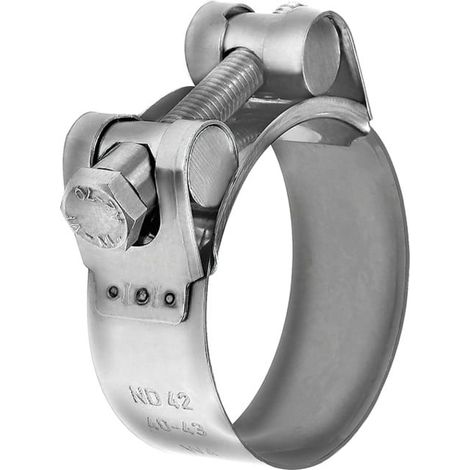 Riegler Gelenkbolzenschelle, Edelstahl 1.4301 (W4), 36 - 39 mm, 20 mm (1/2)