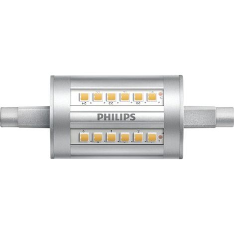 Bombilla LED R7S 7.5W 1000 lm R7S CorePro 78mm 3000K Blanco Cálido (1/4)