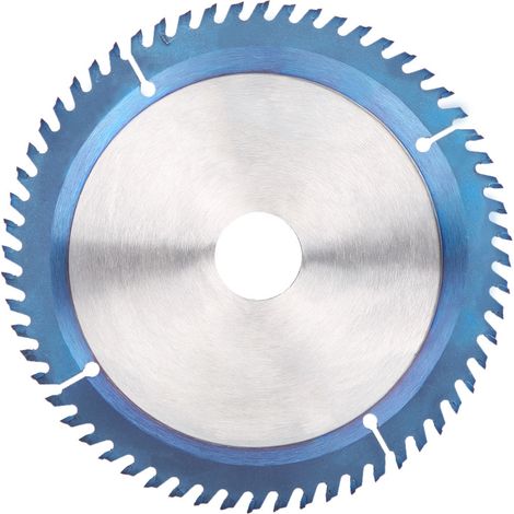 Disque de scie circulaire à revêtement bleu pour la coupe du bois, diamètre intérieur 1", 60 dents (diamètre extérieur 6") (1/5)