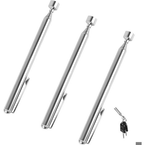 3-Piece Telescopic Magnetic Pickup Tool, Flexible Magnetic Pickup Tool, Retractable Pickup Rod with (1/5)