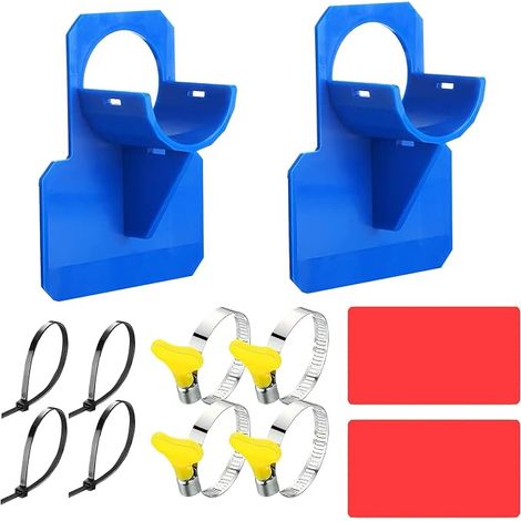 2 Stück Schwimmbadschlauchhalter, Kunststoff-Schwimmbadschlauchhalter, Wasserschlauchhalter, verhindert das Herunterfallen des Schlauchs, Schwimmbadzubehör, für Rohre mit einem Durchmesser von 30–37 m (1/5)
