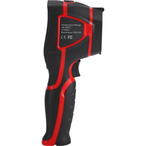 Caméra thermique infrarouge portative WT3160 haute précision, thermomètre industriel à main, écran réglable, rechargeable USB, détecteur de température professionnel (1/5)
