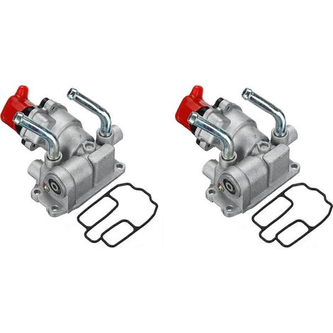 Deux vannes de régulation d'air de ralenti MD614743 compatibles avec les moteurs Mirage 1997-2000 1.5/1.8L. (1/5)