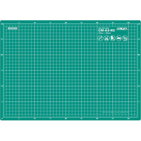 Plaque de découpe OLFA grand format 600 x 430 mm, 2 mm d'épaisseur, sans DEHP.