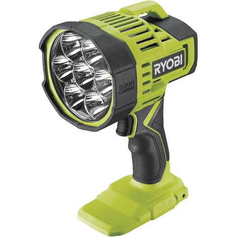 lampe LED Sans Fil 18V ONE+ RLS18-0 Éclairage Puissant 3000 Lumens, Tête Pivotante, Interrupteur à verrouillage Idéal Camping, Chantier, Garage, Atelier Batterie Non Incluse (1/5)