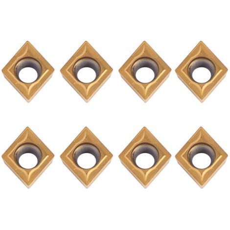 CCMT09t304 Carbide Insert CCMT32.5 Pack of 10 Hard Metal CNC Milling Cutters for Lathe Tool (1/4)