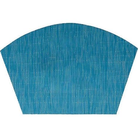 Set de table en polyester résistant à l'huile, en forme d'éventail - Dessous de verre pour table à manger - Accessoires de cuisine (1/5)