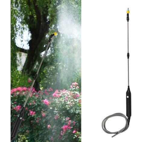 Pistolet d'arrosage électrique, pompe à eau automatique, outil de pulvérisation et de désinfection pour le jardin, pistolet d'arrosage rechargeable pour le lavage de voiture, pistolet d'arrosage élect (1/5)